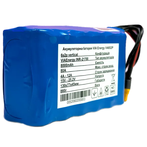VIA Energy V46S2P Акумуляторна батарея літієва