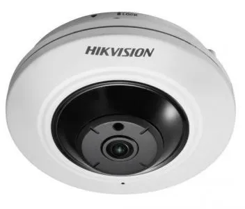 DS-2CD2955FWD-I (1.05 мм) 5мп Fisheye IP відеокамера Hikvision з функціями IVS і детектором осіб