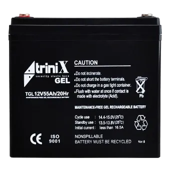 Trinix 12В Акумулятор гелевий 55 А•г