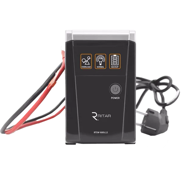 RITAR RTSW-500 LED ДБЖ з правильною синусоїдою 12В, під зовнішній АКБ