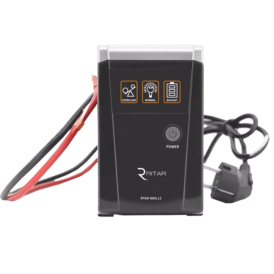 RITAR RTSW-500 LED ДБЖ з правильною синусоїдою 12В, під зовнішній АКБ