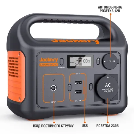 Jackery Explorer 240 EU Зарядна станція