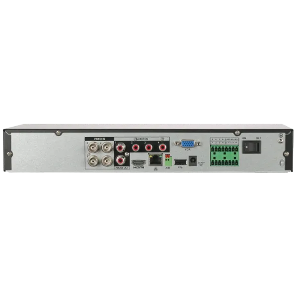 DH-XVR5104HE-4KL-I3 4-канальний Penta-brid 5MP Mini 1U 1HDD WizSense