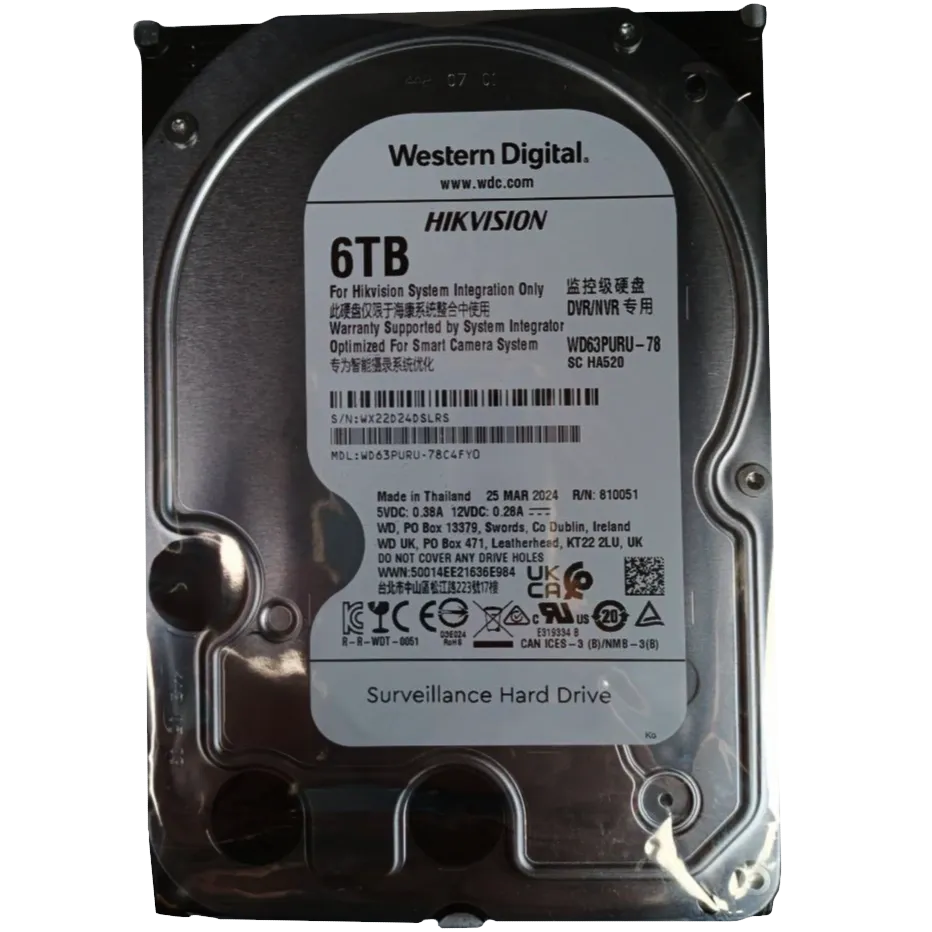 Western Digital WD63PURU-78 6Тб Жорсткий диск внутрішній