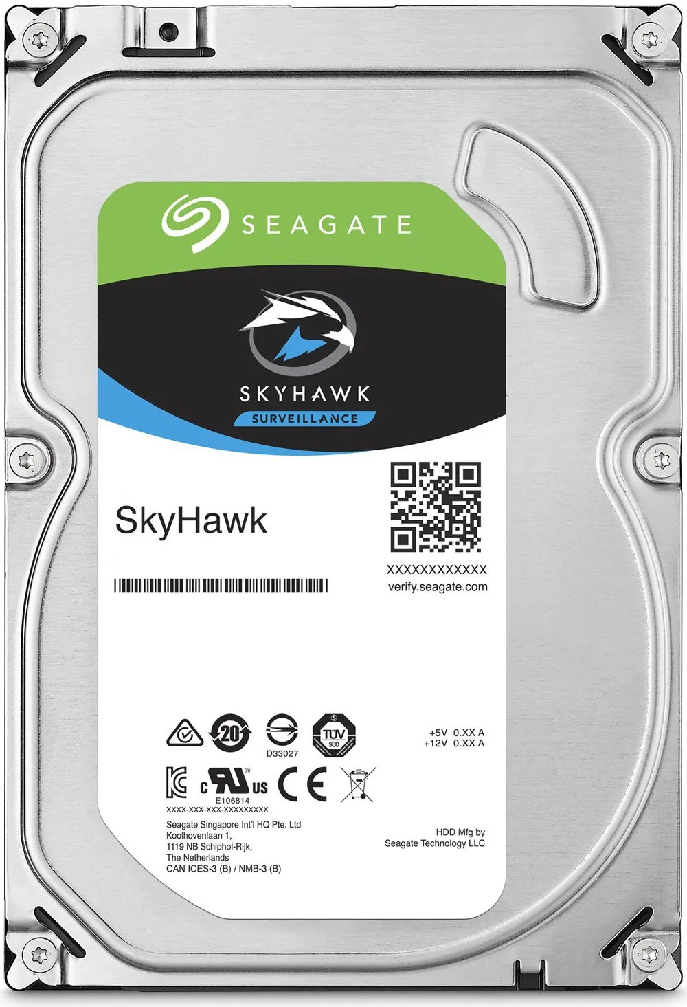 Seagate 4TB 3.5" 256MB SATA SkyHawk ST4000VX013 Жорсткий диск