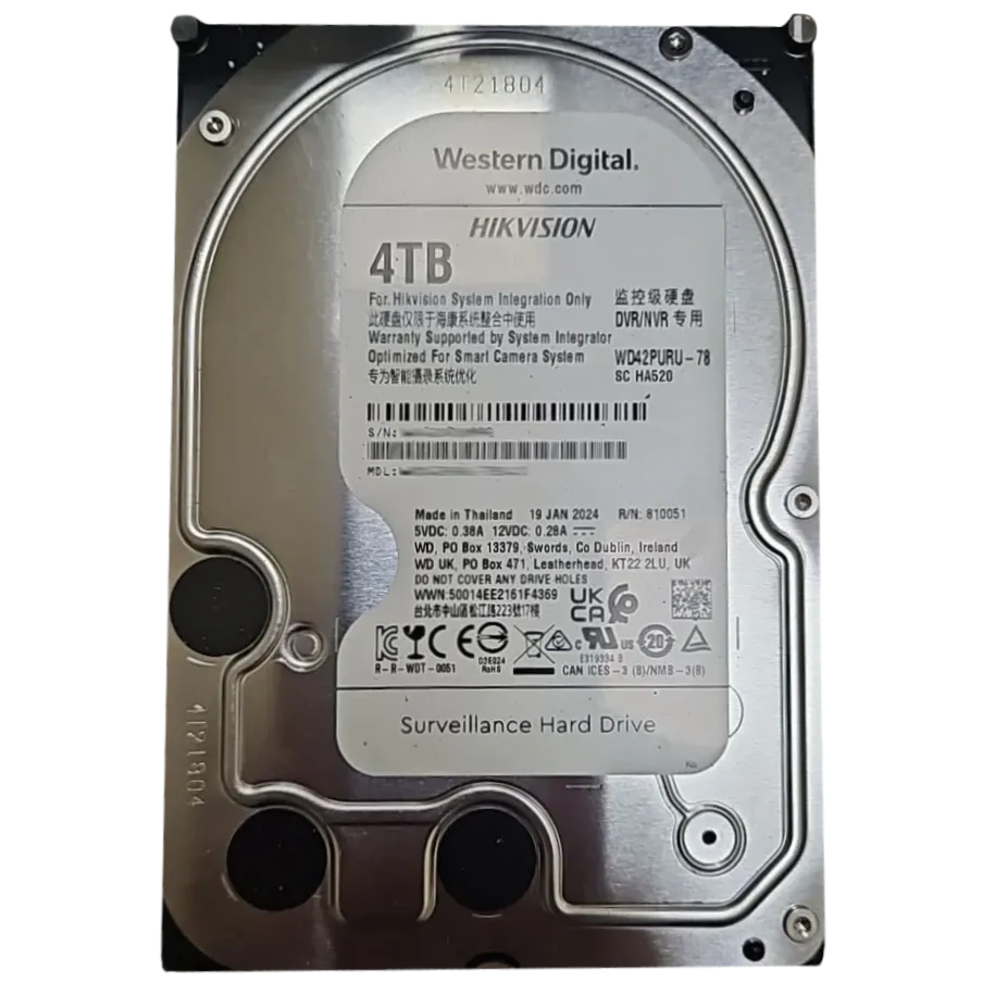 Western Digital WD42PURU-78 4Тб Жорсткий диск внутрішній