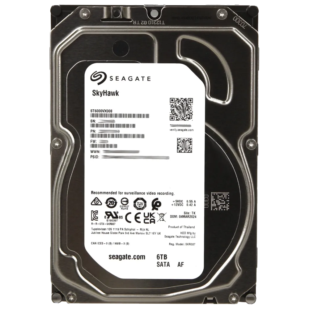 Seagate SkyHawk ST6000VX008 6Тб Жорсткий диск внутрішній