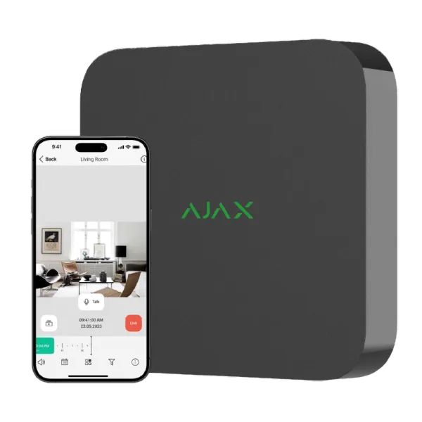 Ajax NVR (16ch) (8EU) black Відеореєстратор