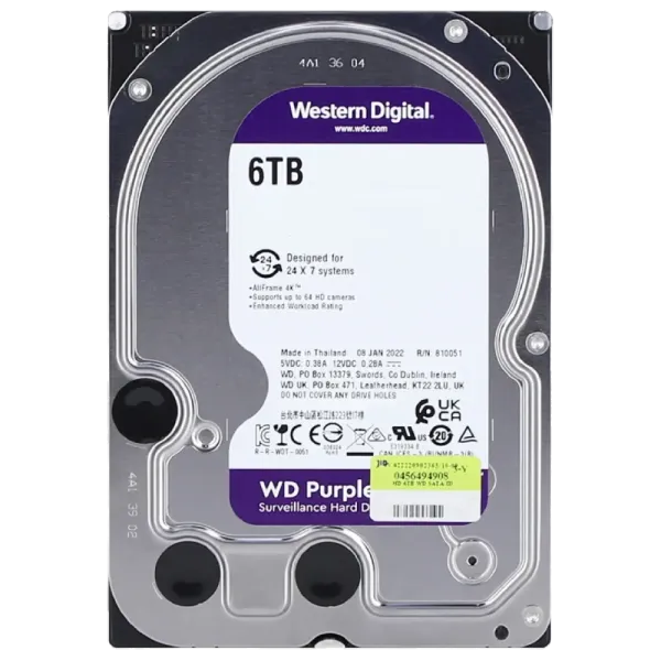 Western Digital WD Purple Surveillance WD63PURU жорсткий диск