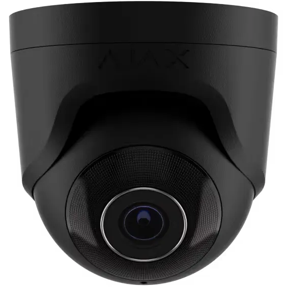 TurretCam (8EU) ASP black 5МП (2.8мм) IP відеокамера Ajax
