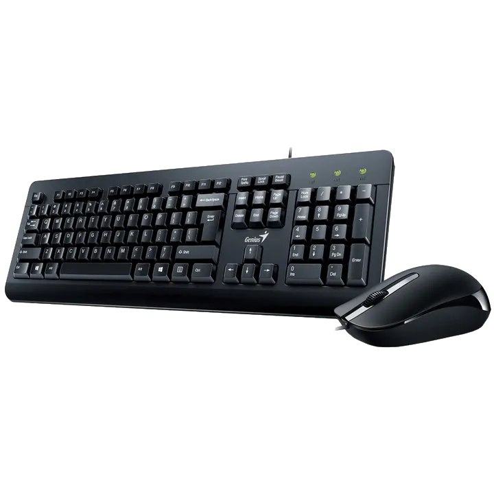 Genius KM-160 Black Ukr (31330001419) Комплект (клавіатура + миша)