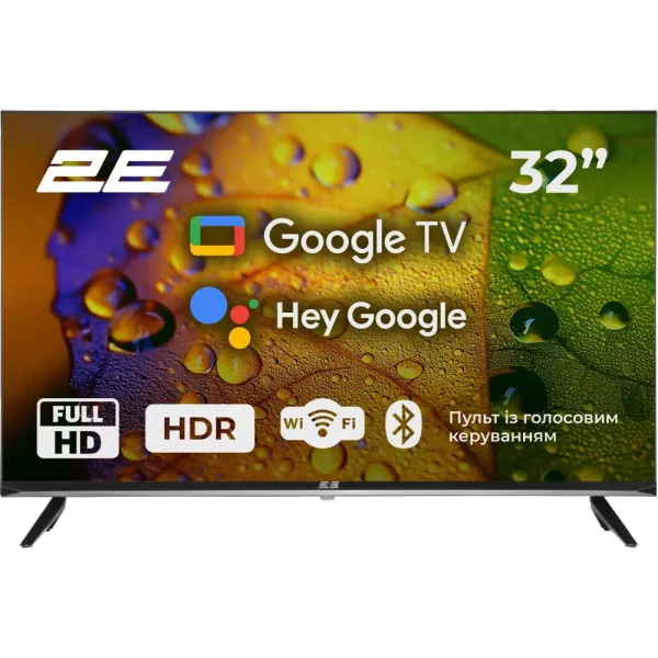 2E 32A07KF 32" дюйма 1920x1080 Google TV Телевізор