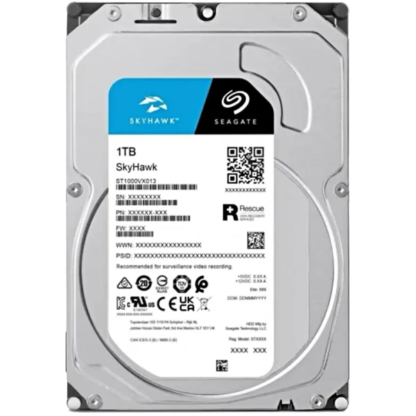 Seagate SkyHawk ST1000VX013 1Тб Жорсткий диск внутрішній