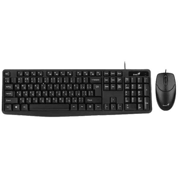 Genius KM-170 Black Ukr (31330006409) Комплект (клавіатура + миша)
