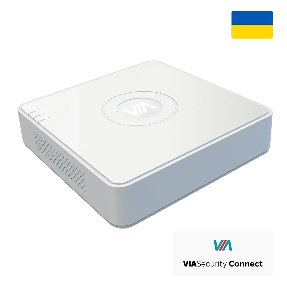 VIA-NVR04V1Q 4-канальний Відеореєстратор VIASecurity