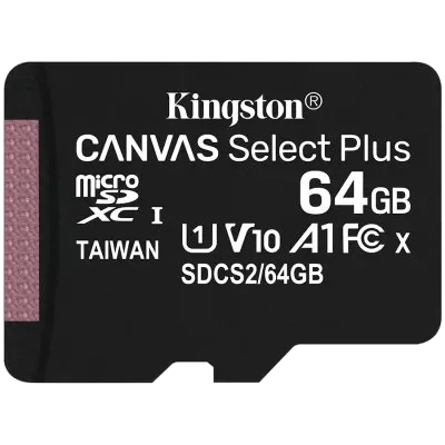 Kingston microSDXC 64GB (SDCS2/64GBSP) Карта пам'яті