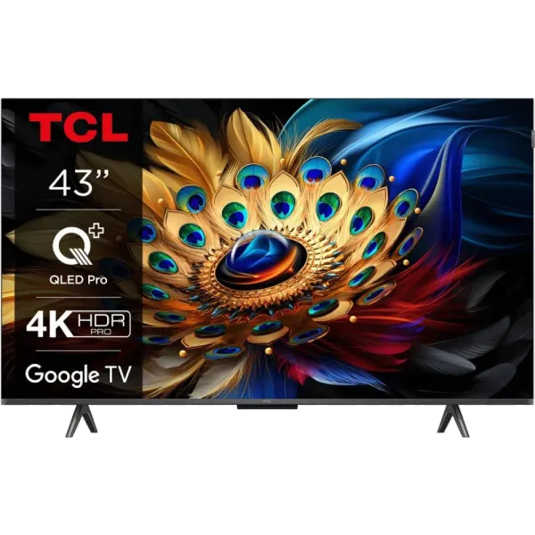 TCL 43C69B QLED 4K 60Hz Smart Google TV Titan Телевізор