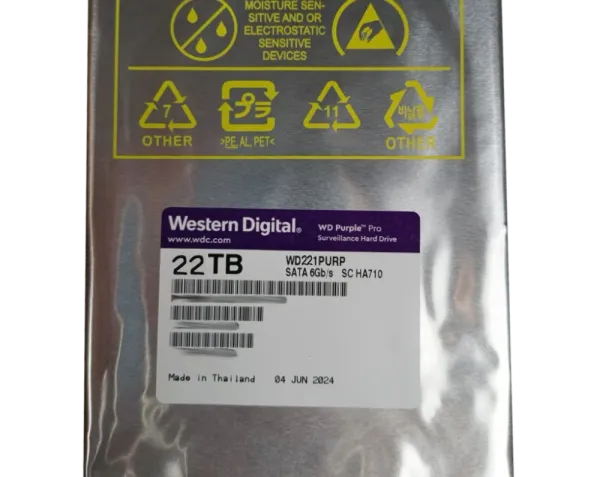 Western Digital Purple Pro WD221PURP 22Тб Жорсткий диск внутрішній