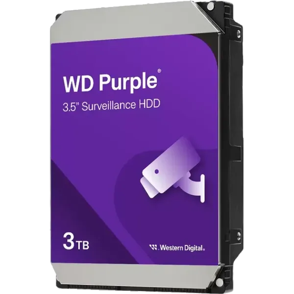 Western Digital Purple Surveillance 3TB 5400rpm 128MB (WD34PURZ) Жорсткий диск
