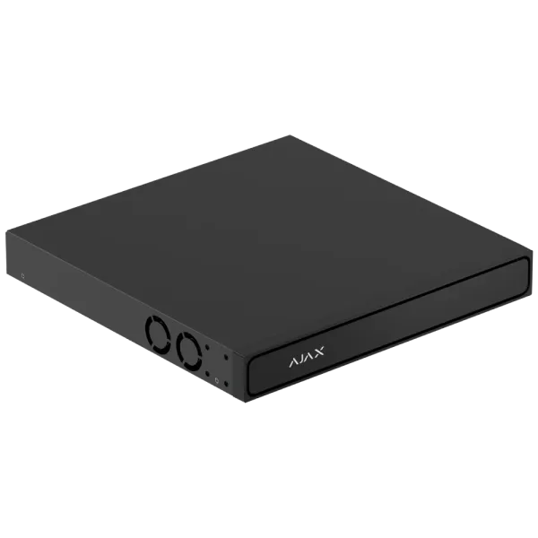 Ajax Superior NVR H2DAI16PAC (16ch) black 24ТБ PoE AI Відеореєстратор