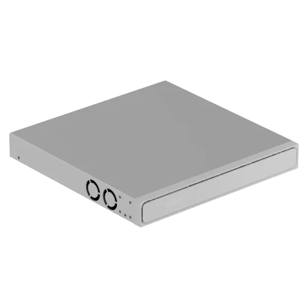 Ajax NVR H2D8PAC (8ch) white HDMI 4K 16Тб PoE Відеореєстратор