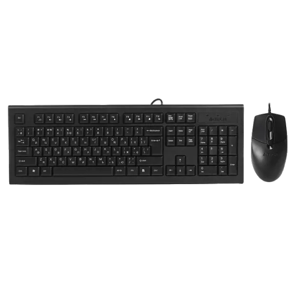 A4Tech KR-8572S Black Комплект клавіатура+мишка