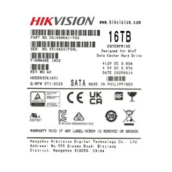 Hikvsion DS160HKAI-VX2 Жорсткий диск внутрішній