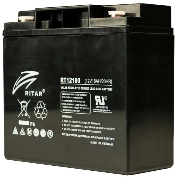 Ritar RT12180 18А•г 12В Свинцево-кислотна акумуляторна батарея