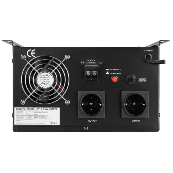 LOGICPOWER LPY-С-PSW-2000VA (1400Вт) MPPT 24В Джерело безперебійного живлення