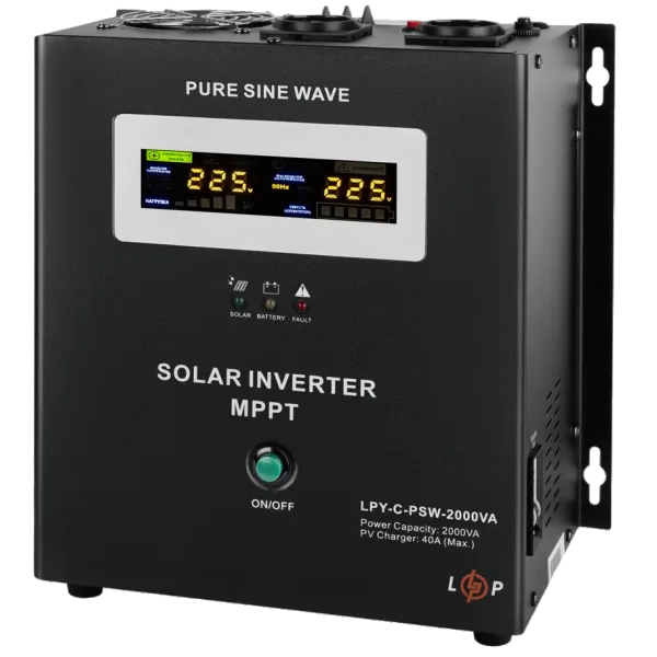 LOGICPOWER LPY-С-PSW-2000VA (1400Вт) MPPT 24В Джерело безперебійного живлення
