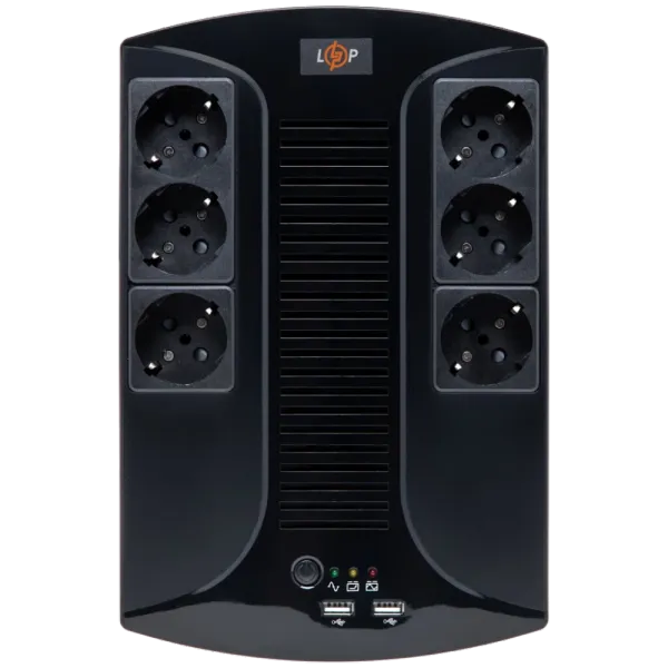 Logicpower LP 650VA-6PS (455Вт) Джерело безперебійного живлення