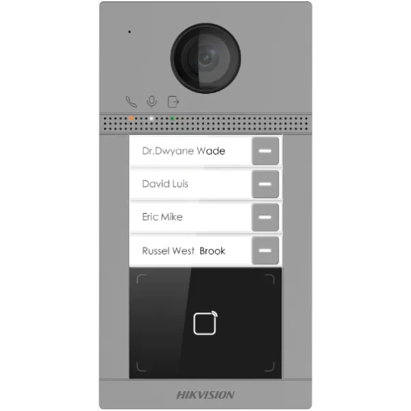 DS-KV8413-WME1(B)/Flush 2 Мп IP виклична панель з Wi-Fi
