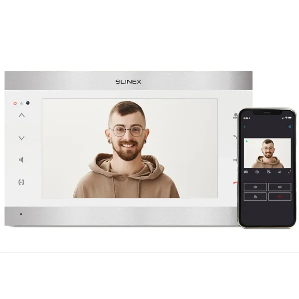 SL-10IPTHD (silver+white) Відеодомофон 10 "Slinex