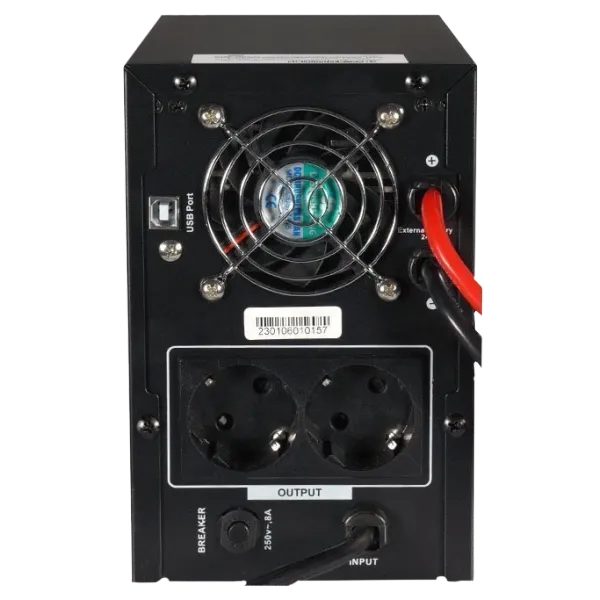 Kraft KRF-PSW1000VA/800W(LCD) Джерело безперебійного живлення батарея 24V