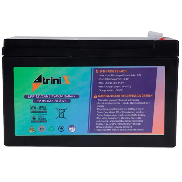 TRINIX LFP 12V6Ah LiFePo4 Акумуляторна батарея