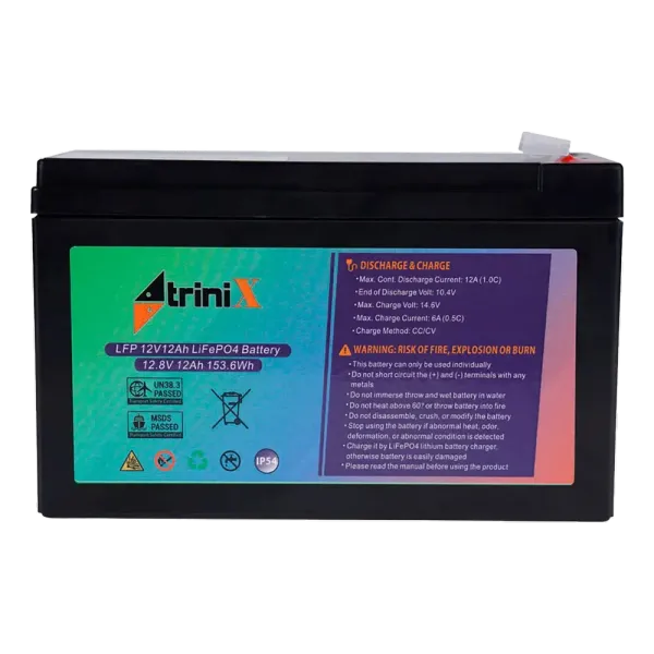 TRINIX LFP 12V12Ah LiFePo4 Акумуляторна батарея