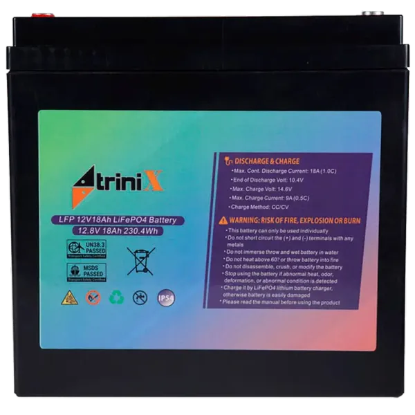 TRINIX LFP 12V18Ah LiFePo4 Акумуляторна батарея