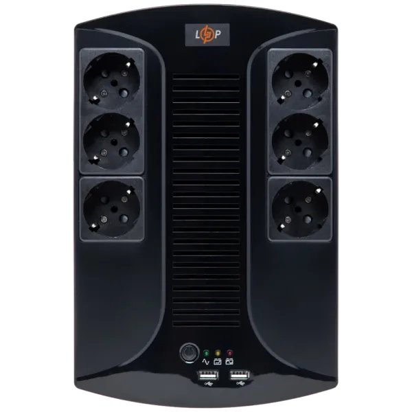 LOGICPOWER 650VA-6PS (455Вт) Джерело безперебійного живлення