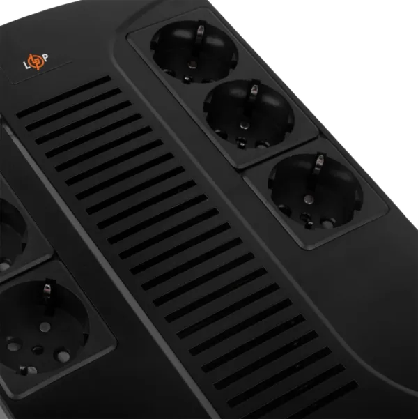 LOGICPOWER 650VA-6PS (455Вт) Джерело безперебійного живлення