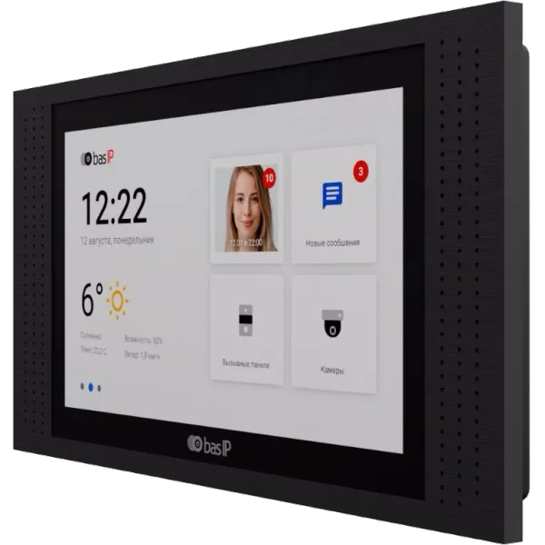 Bas-IP AT-07L black Відеодомофон