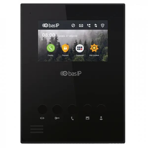 Bas-IP AU-04LA black Відеодомофон