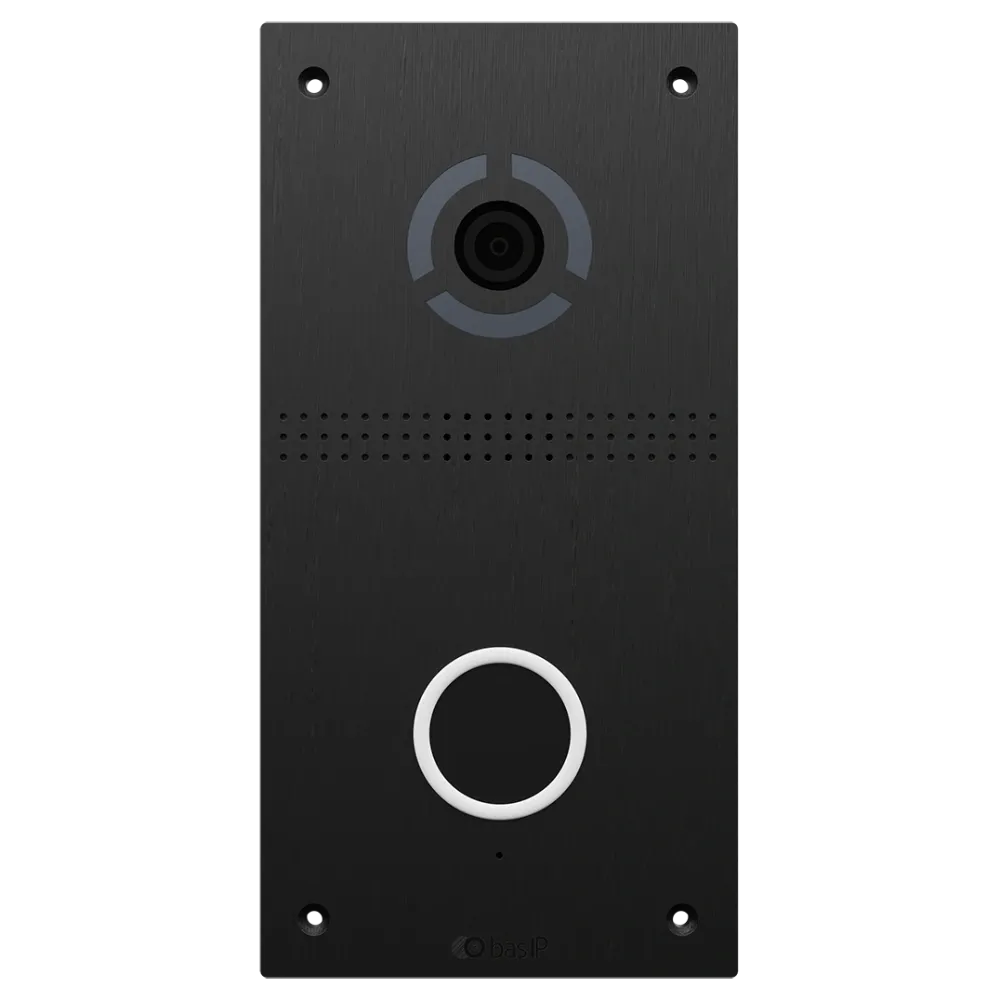 Bas-IP AV-05FD black IP панель виклику з безконтактною кнопкою виклику