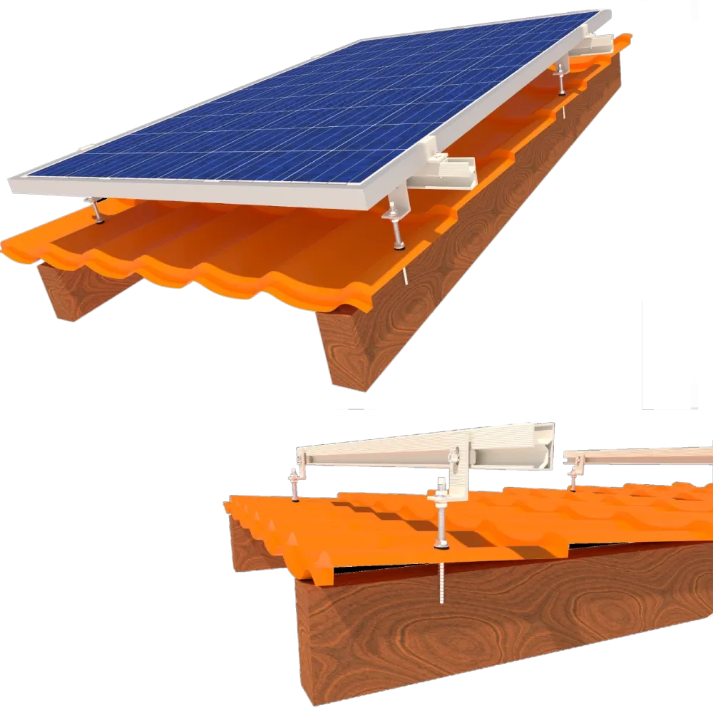 InstallKit IK-M-1 кріплення сонячних панелей до 1005мм металочерепиця профнастил шифер Комплект