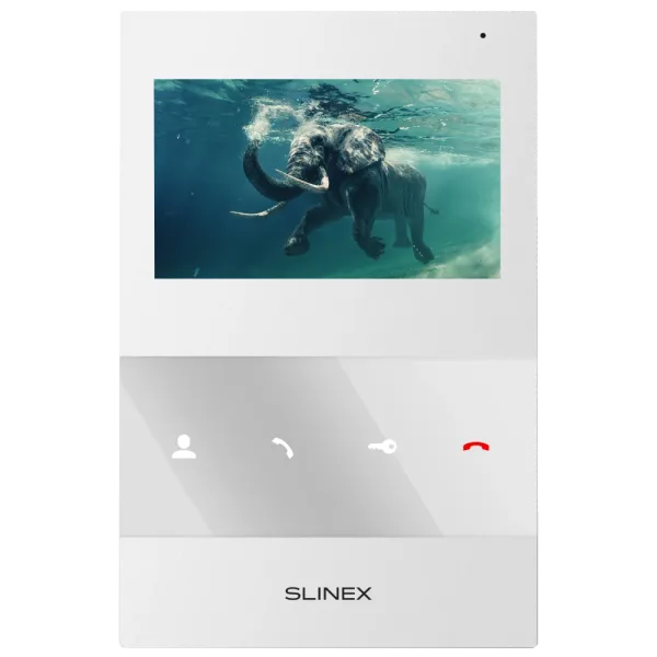 Slinex SQ-04M(White) + ML-16НR(Black) Комплект відеодомофона