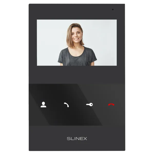 Slinex ML-16HD(Black)+SQ-04M(Black) Комплект відеодомофону