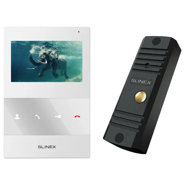 Slinex ML-16HD(Black)+SQ-04M(White) Комплект відеодомофону