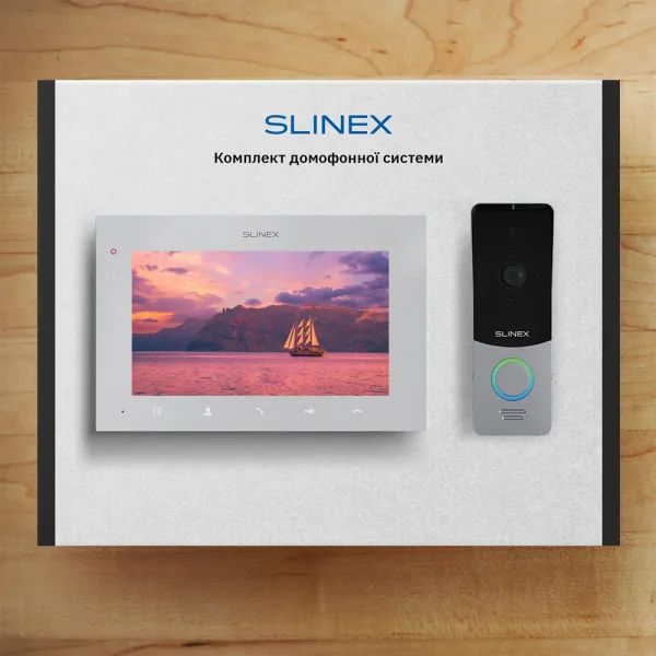 Slinex ML-20HD(Black)+SQ-07MTHD(White) Комплект відеодомофону