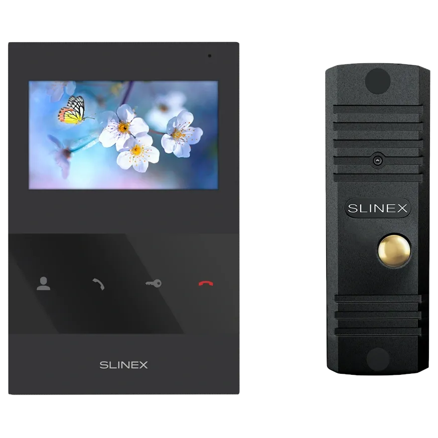 Slinex SQ-04(Black)+ML-16НD(Black) Комплект відеодомофону