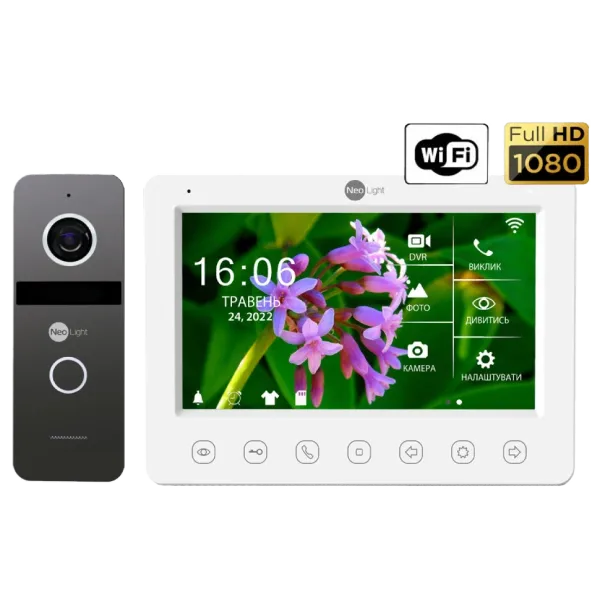 Neolight NeoKIT HD WF Graphite Комплект відеодомофону