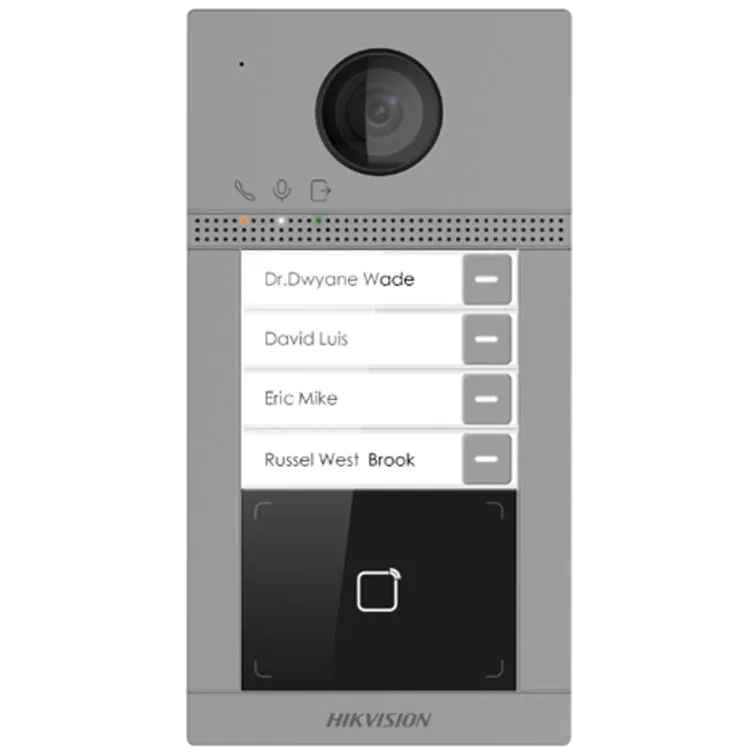 DS-KV8413-WME1(C)/Flush/Europe BV Виклична панель з Wi-Fi